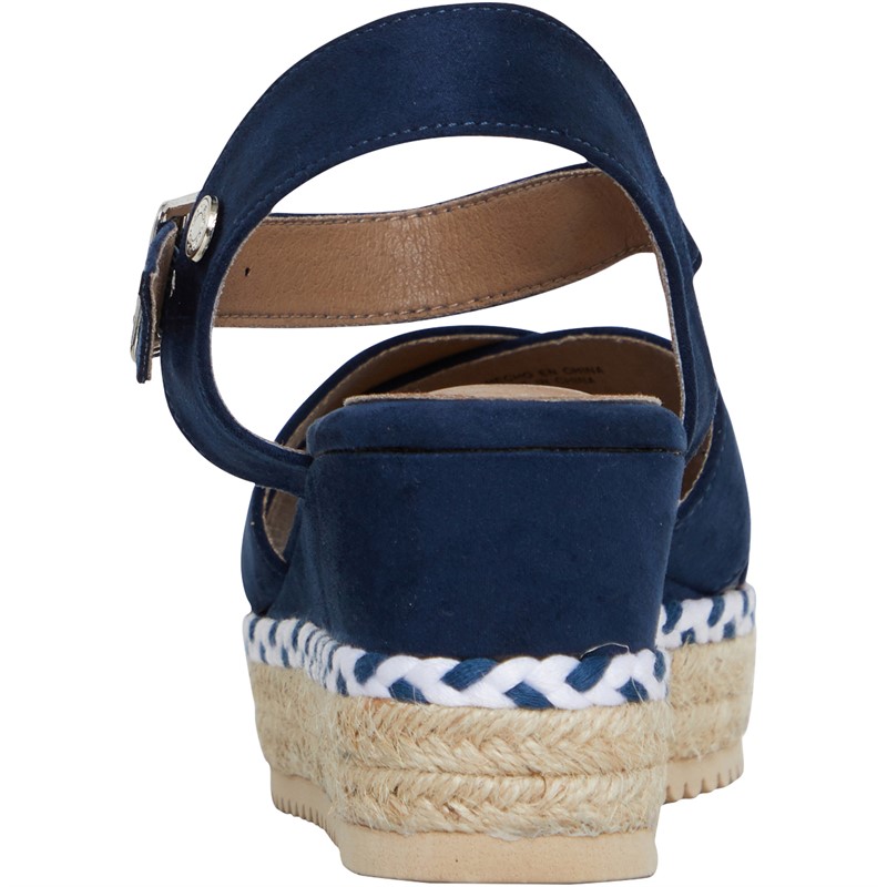 Refresh Womens 170587 Microfiber Sandals Navy