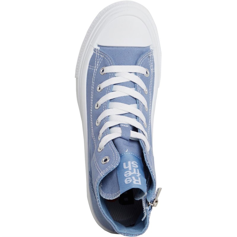 Refresh Womens 170676 Hi-Top Canvas Trainers Jeans