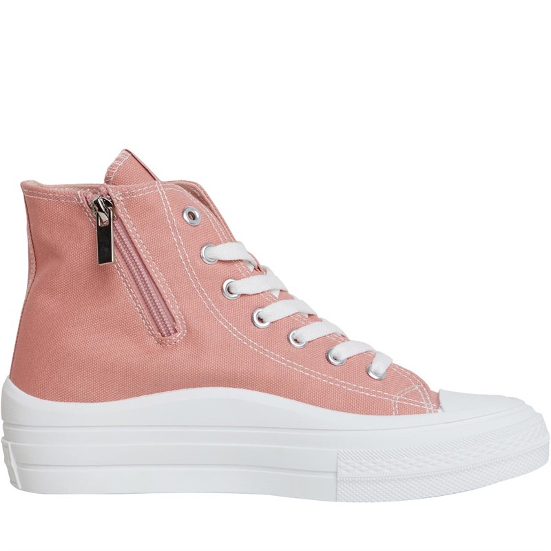 Refresh Womens 170676 Canvas Ankle Boots Nude