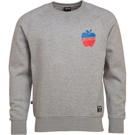Zoo York Heren Little Apple Grafisch Sweater Gemeleerd Grijs zoo york kopen in de aanbieding Zoo York Heren Little Apple Grafisch Sweater Gemeleerd Grijs zoo york kopen in de aanbieding