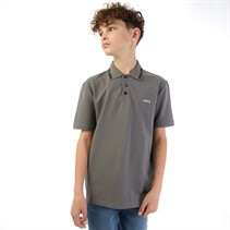 BOSS Jongens Polo Shirt Medium Grijs