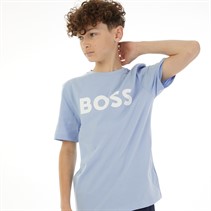 BOSS Jongens T-shirt Lichtblauw