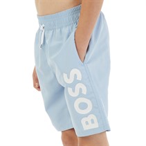 BOSS Boys Swim Shorts Pale Blue