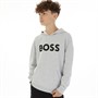 BOSS Drengenes Hoodie Chinagrå