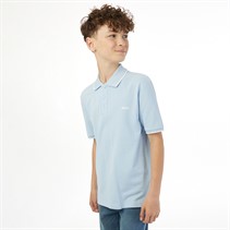 BOSS Jongens Polo Shirt Lichtblauw