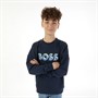 BOSS Sweatshirt Blå Drenge