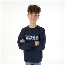 BOSS Drengenes Sweatshirt Blå