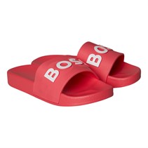 BOSS Girls Beach Capsule D4 Aqua Sliders Rasberry