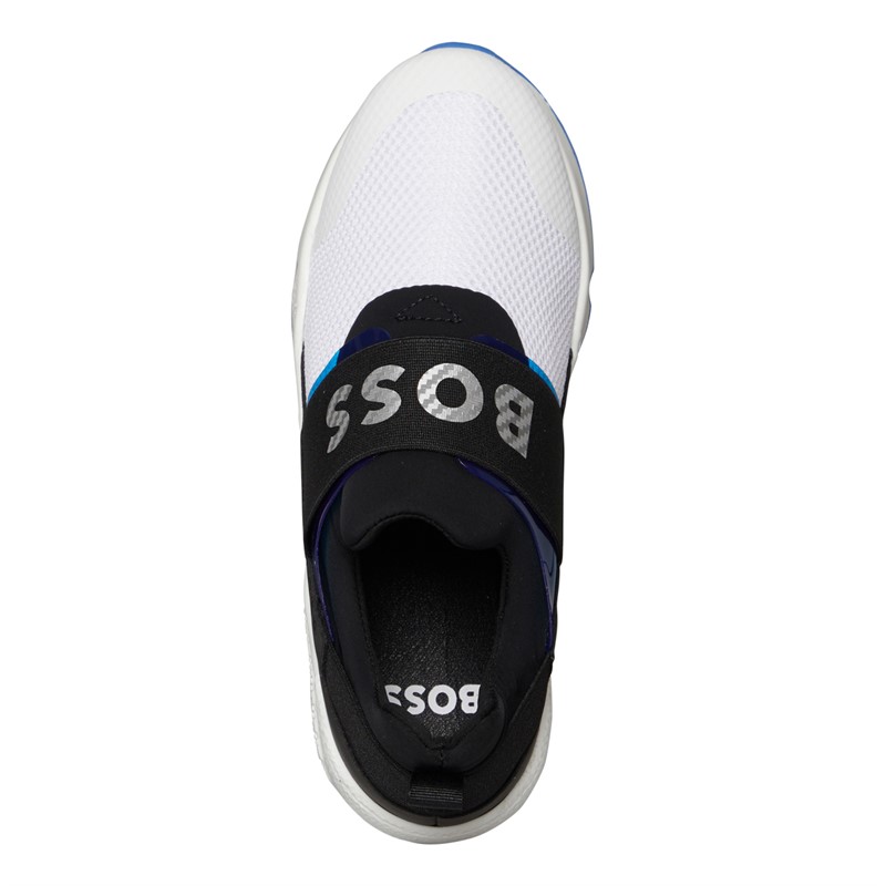 BOSS Boys Casual 3 D2 Trainers Electric Blue