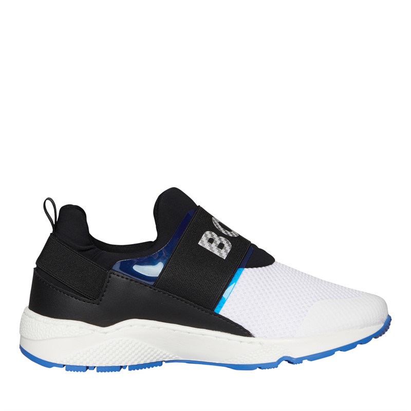 BOSS Boys Casual 3 D2 Trainers Electric Blue