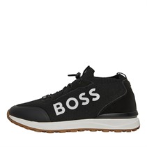 BOSS Junior Boys Knitted Trainers Black