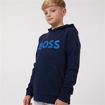 BOSS Boys Hoodie Navy