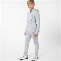 BOSS Boys Tracksuit Chine Grey