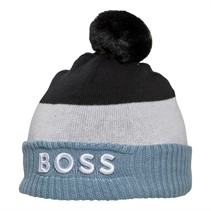 BOSS Boys Pull On Hat Medium Grey