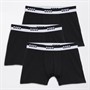 BOSS Boys Three Pack Boxers Black