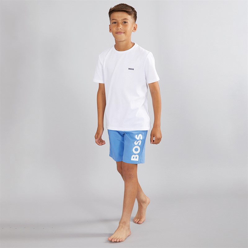 BOSS Short de Bain Garçon Marine