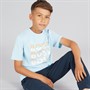 BOSS T-shirt Garçon Bleu Persan