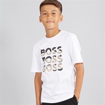 BOSS Boys T-Shirt White