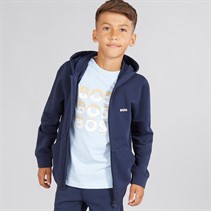 BOSS Sweat à Capuche Garçon Marine