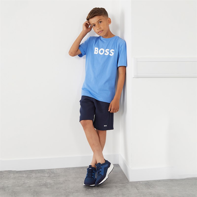 BOSS Drenge T-Shirt Navy