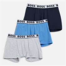 BOSS Boxers Garçon lot de Trois Marine