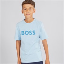 BOSS T-shirt Garçon Bleu Persan