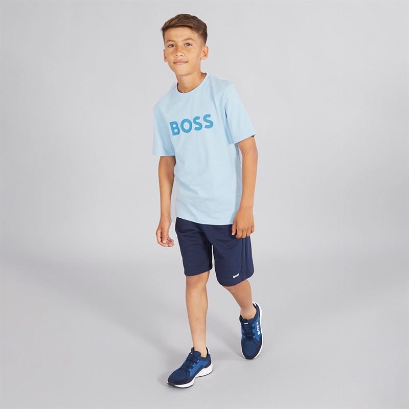 BOSS T-shirt Garçon Bleu Persan