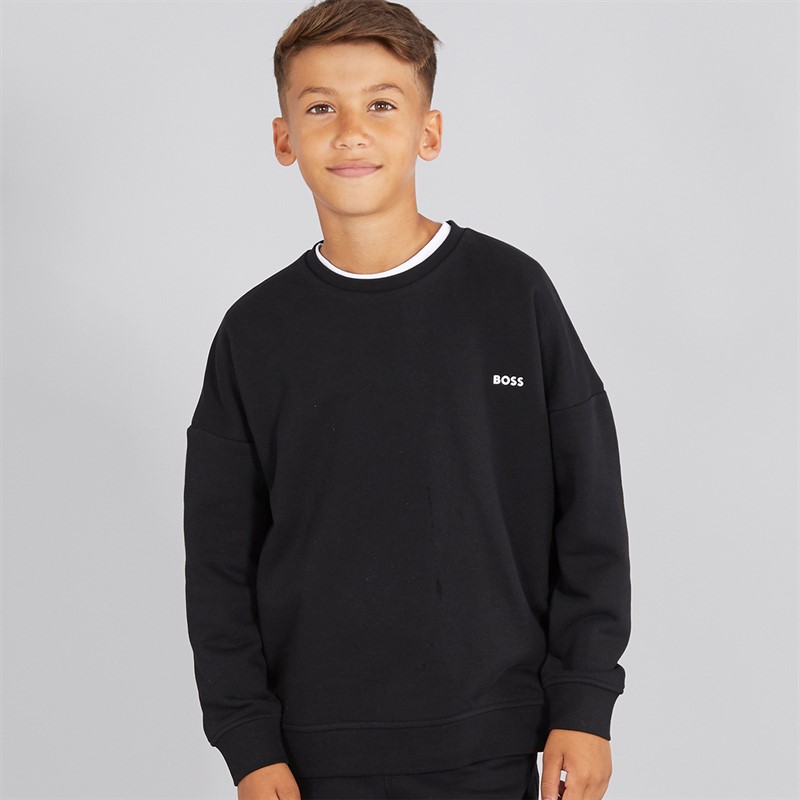 BOSS Boys Sweatshirt Black