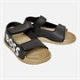BOSS Jongens Logo Klittenband Sandalen Zwart