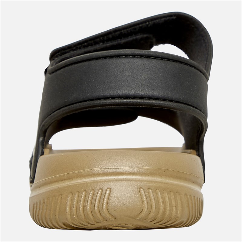 BOSS Jongens Logo Klittenband Sandalen Zwart
