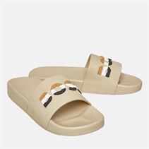 BOSS Junior Boys Logo Sliders Stone