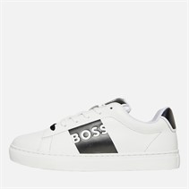 BOSS Baskets Cupsole Garçon Junior Blanc