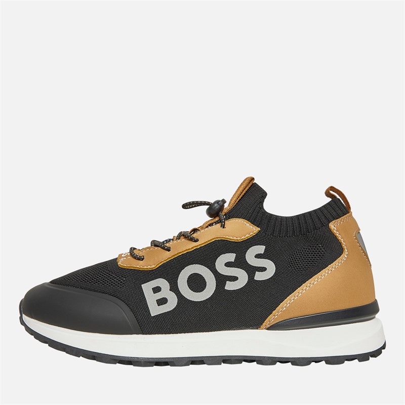 BOSS Baskets Tricot Logo Garçon Junior Cookie