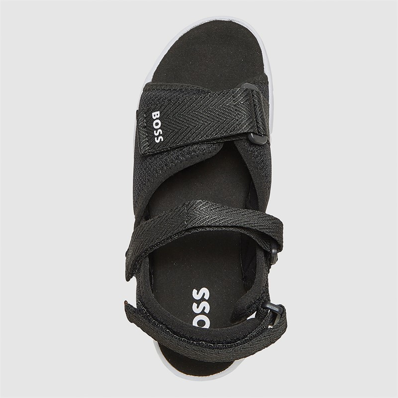 BOSS Junior Jongens Sandalen met Bandjes Zwart