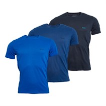 BOSS Mens Three Pack T-Shirts Blue/Blue/Navy