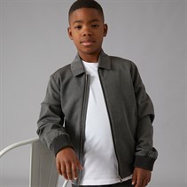 BOSS Boys Smart Zip Through Jacket Black
