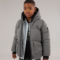 BOSS Boys Puffer Jacket Heather Grey