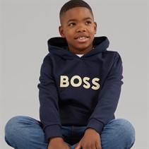 BOSS Boys Hoodie Navy