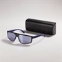 BOSS Heren Zonnebril Mat Zwart Blauw
