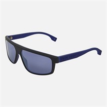 BOSS Herren Sonnenbrille Matt Schwarz Blau