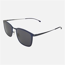 BOSS Mens Sunglasses Matte Blue Blue
