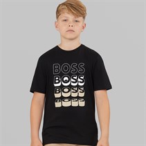 BOSS Boys T-Shirt Black