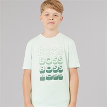 BOSS Boys T-Shirt Sprout Green