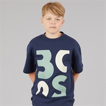BOSS Boys T-Shirt Navy
