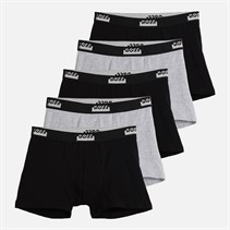 BOSS Boys Five Pack Boxers Black/Grey