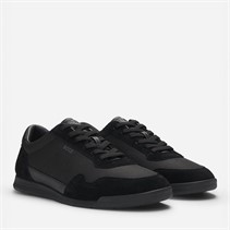 BOSS Heren titanium sneakers Zwart
