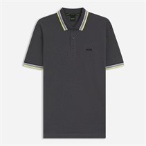 BOSS Heren Paddy Polo Shirt Dark Grey