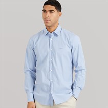 BOSS Herren Elegantes Hemd Open Blue