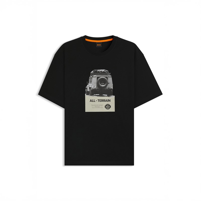 BOSS Heren Te Wagon T-shirt Zwart - Maat M