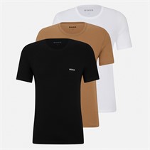 BOSS Herre tre pak t-shirts Medium Beige